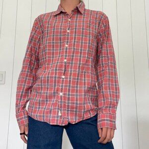 American Eagle Women's Red Top